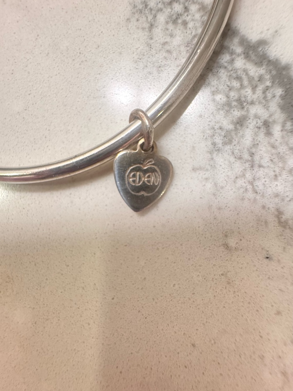 Eden Hand Arts original screwball bracelet in sterling and 14k - Picture 3 of 5